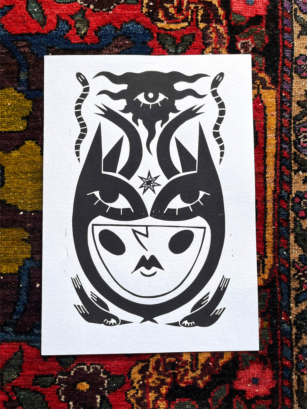 In Embrace of Thoughts Print
