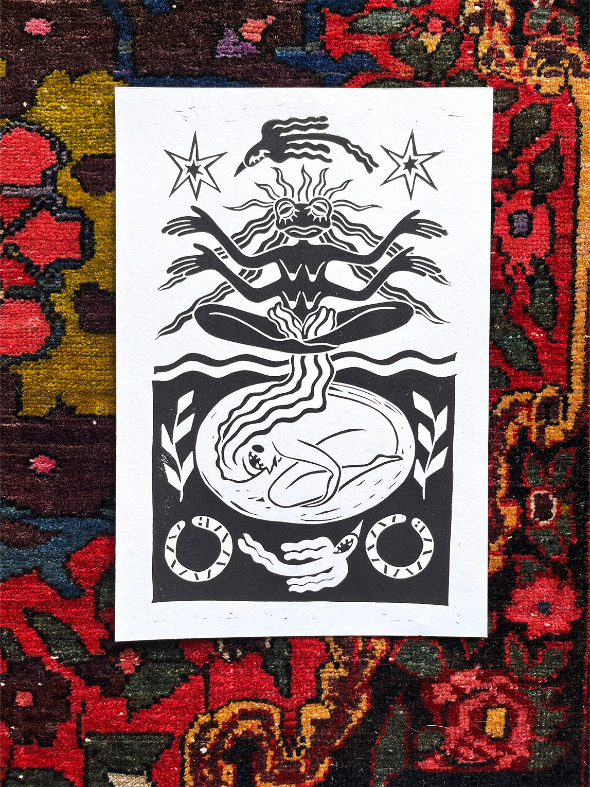 Seed of Change Block Print