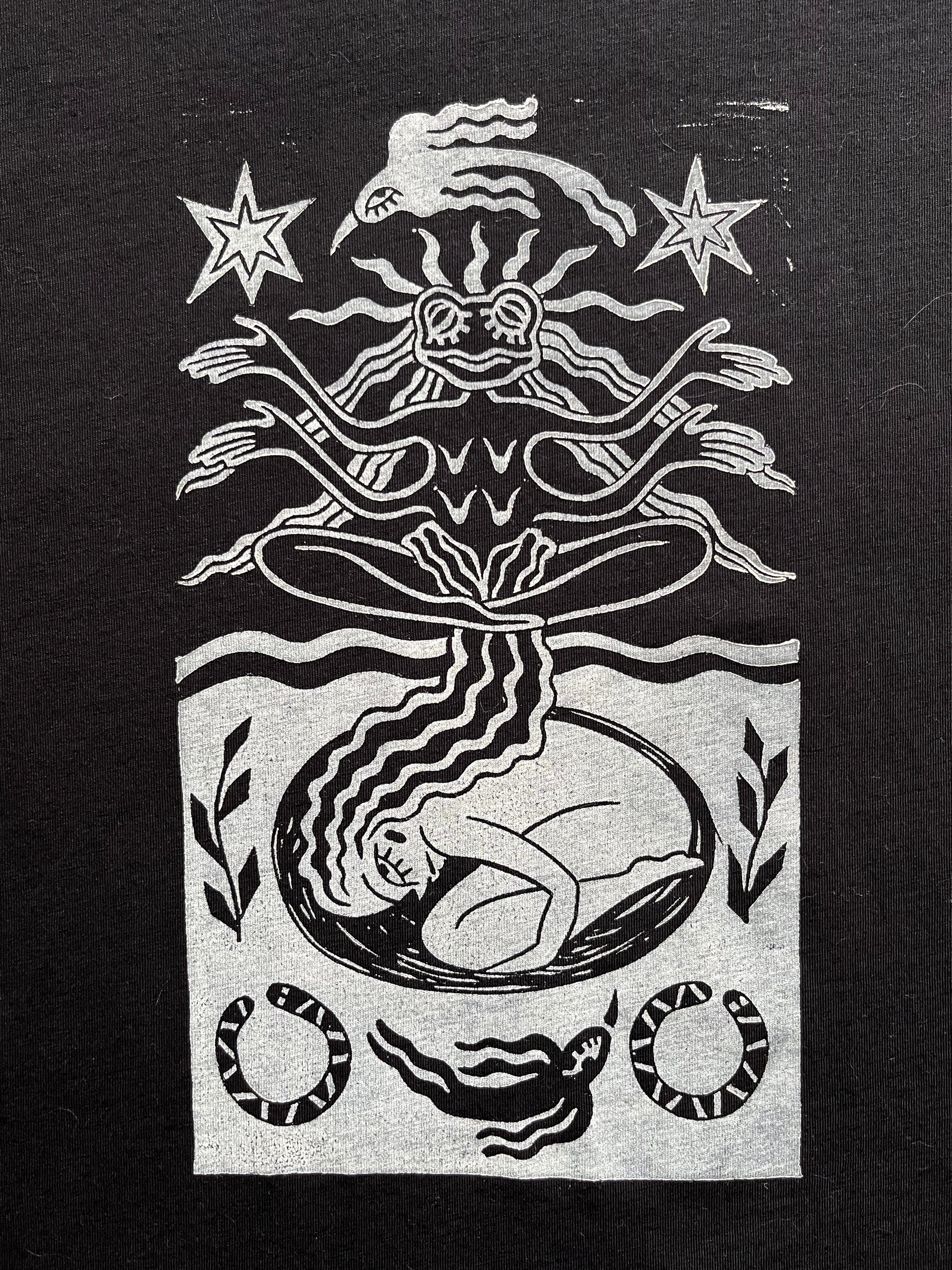Seed of Change Handprinted Boxy T-shirt Women