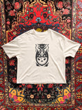 In Embrace of Thoughts Handprinted Boxy T-shirt Women