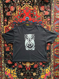 In Embrace of Thoughts Handprinted Boxy T-shirt Women