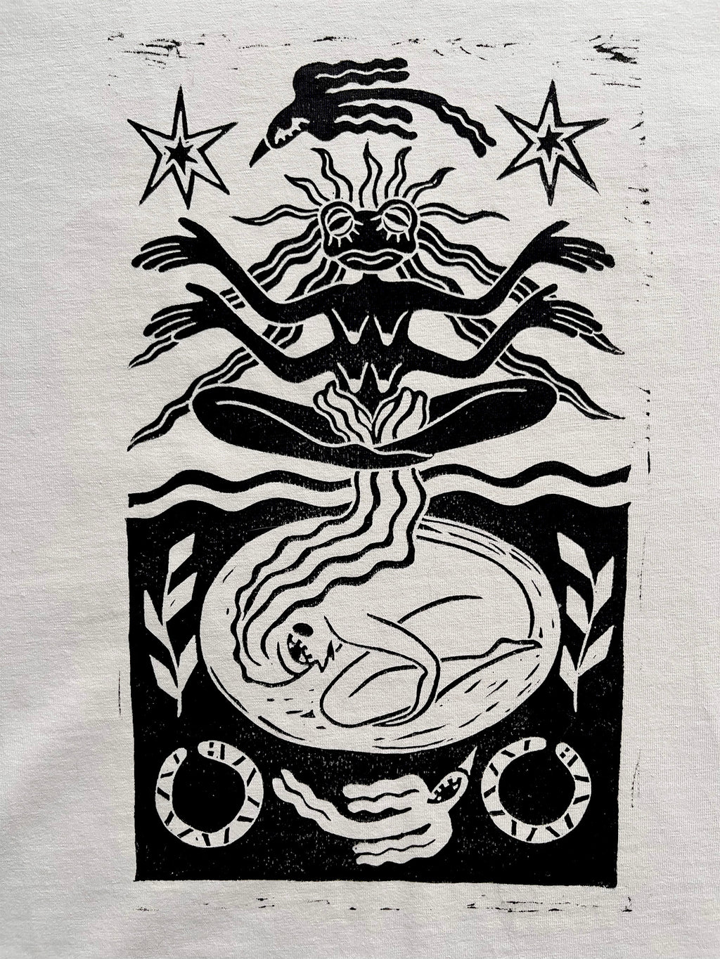 Seed of Change Handprinted Boxy T-shirt Women