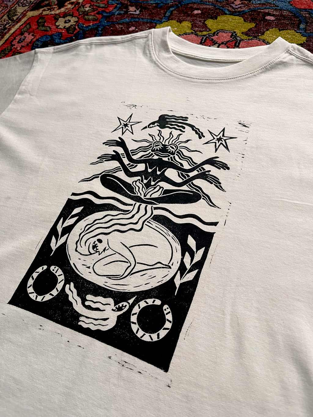 Seed of Change Handprinted Boxy T-shirt Women