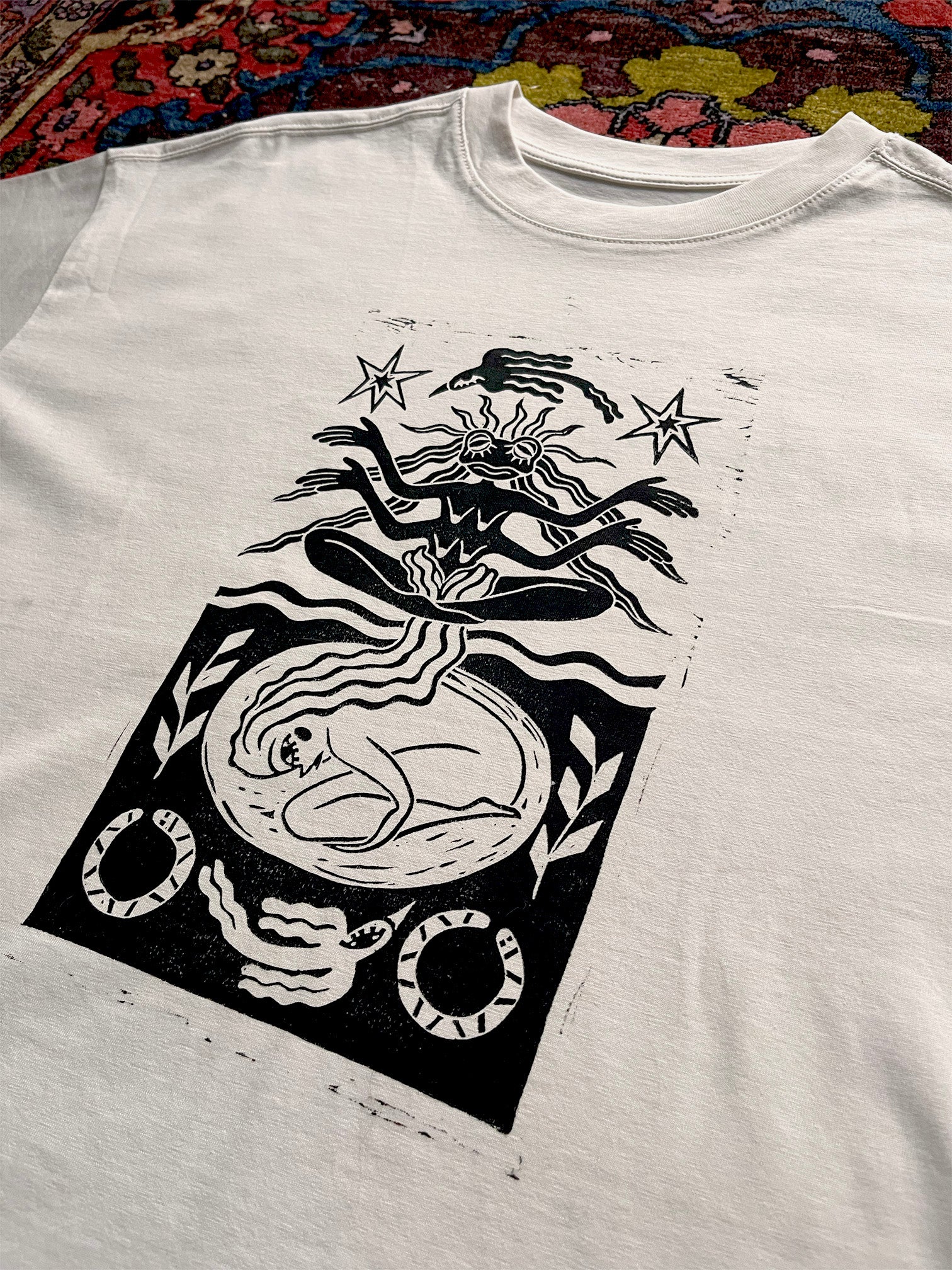 Seed of Change Handprinted Boxy T-shirt Women