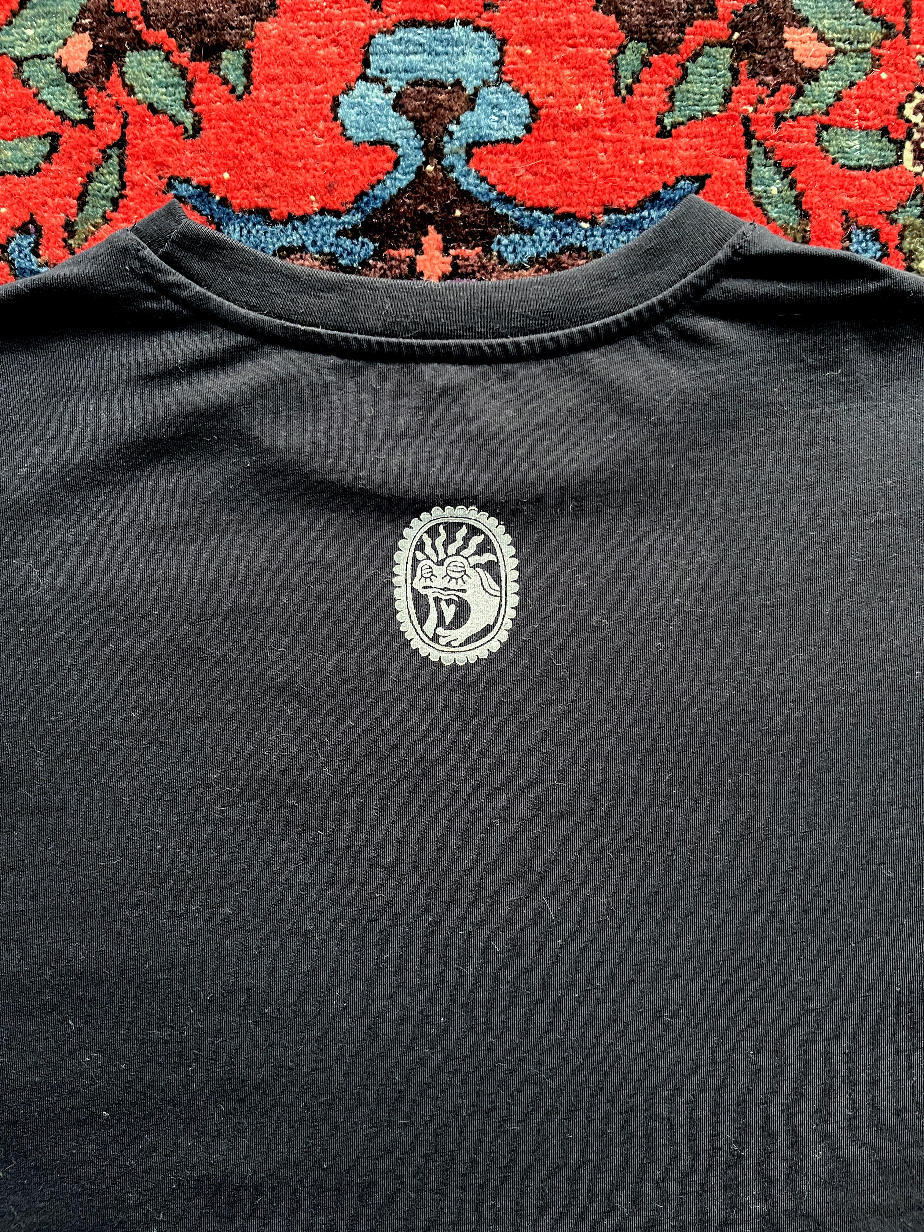 In Embrace of Thoughts Handprinted Boxy T-shirt Women